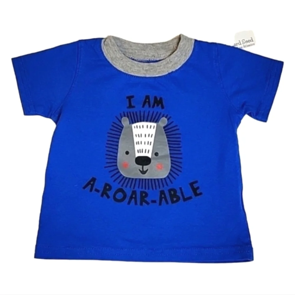 NWT 3-Piece Outfit Bundle: 1989 Place Denim Jeans & Shorts with Graphic Tee
